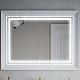 Corozo Зеркало Классика 105x80 белое – фотография-12